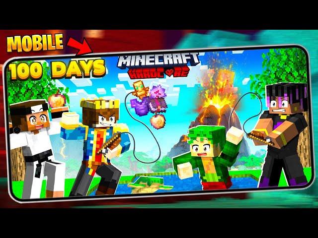 100 Days But FISHING GIVES OP ITEMS In Hardcore Minecraft | Slimmest Phone
