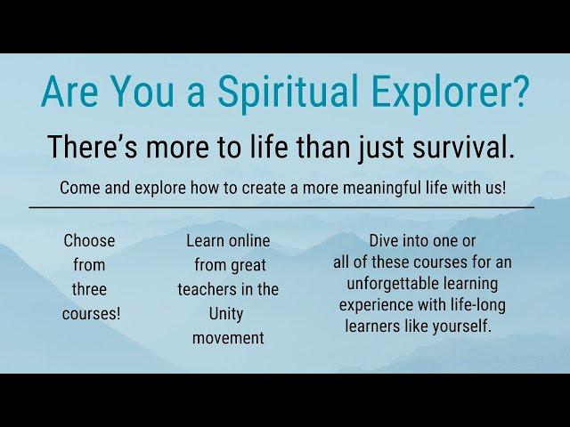 Spiritual Explorers Class Promo