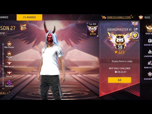 NEW SEASON CSR PUSH TO TOP 1|| Free fire live  pc gameplay in telugu hindi kannada #freefire #fflive