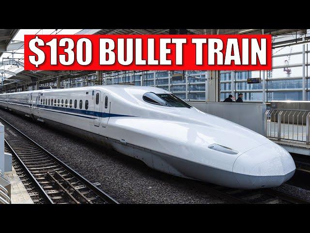 FIRST CLASS on Japan’s Bullet Train (Osaka to Tokyo at 177MPH!)