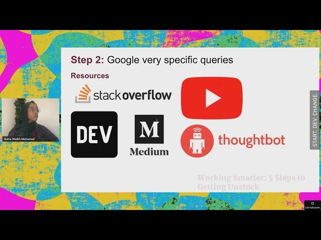 Start Dev Change Working Smarter 5 Steps to Getting Unstuck