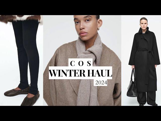  COS Winter 2024  Haul  for Minimalists | Essentials for Your Capsule Wardrobe | Helen Tsokana