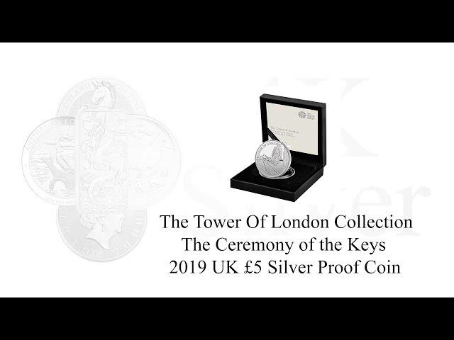 The Ceremony of the Keys - The Tower Of London 2019 - £5 Silver Proof Coin