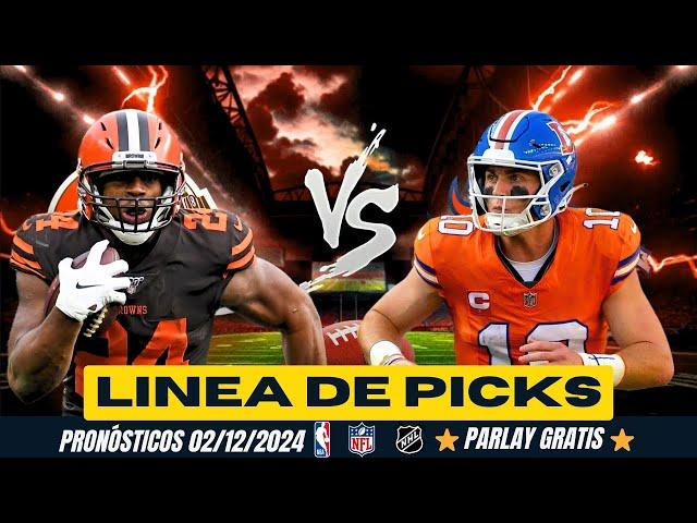 PRONOSTICOS DE NBA, NFL Y NHL 02/12/2024 PARLAY GRATIS