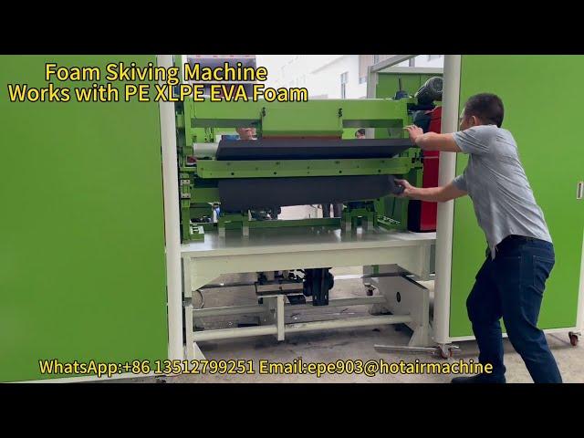 EPE XPE EVA PU Foam Skiving Machine: + -1 Tolerance#skiving