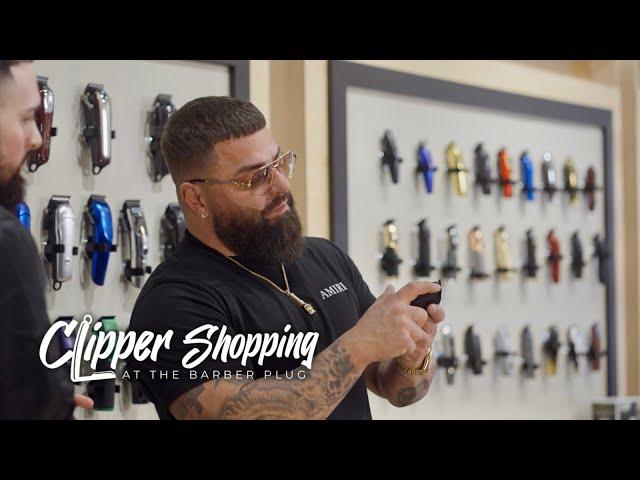 Jay Majors Goes Clipper Shopping at The Barber Plug