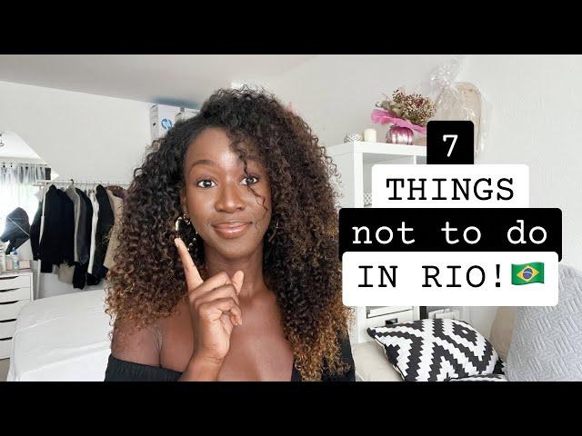 IS RIO SAFE? | 7 SAFETY TIPS WHEN TRAVELING TO BRAZIL 