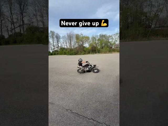 You have to fall to get it mastered 