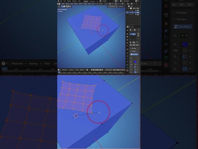 Bridge Tool to Make Holes 2 in Blender3D