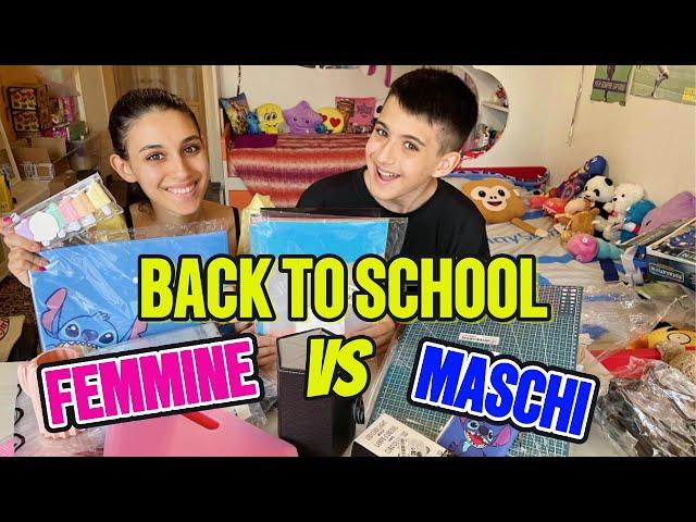 BACK TO SCHOOL MASCHI VS FEMMINE DA SHEIN!! - 2024 #FirstDayVibes #bts