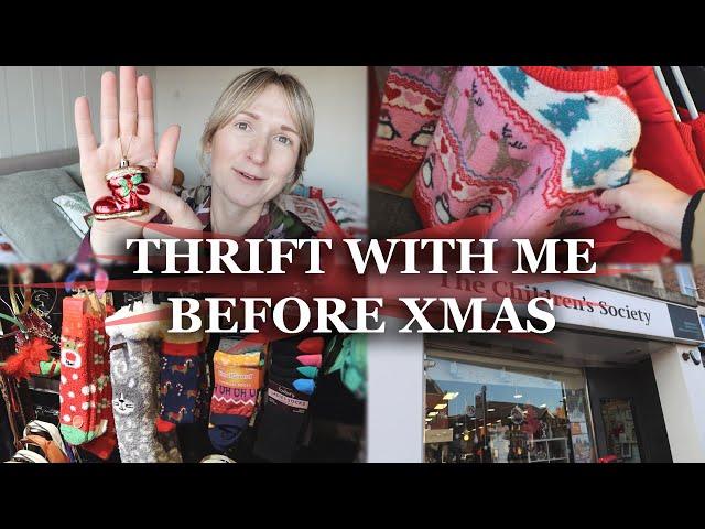 CHRISTMAS THRIFT WITH ME | CHARITY SHOPPING DURING FESTIVE SEASON | ALINA GHOST