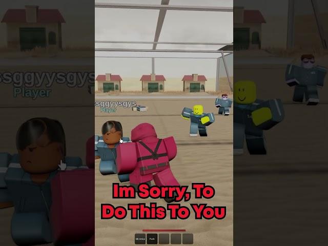 Trolling As A Guard in Squid Game #shorts #roblox #robloxmemes #robloxgames #squidgame #funnymoments
