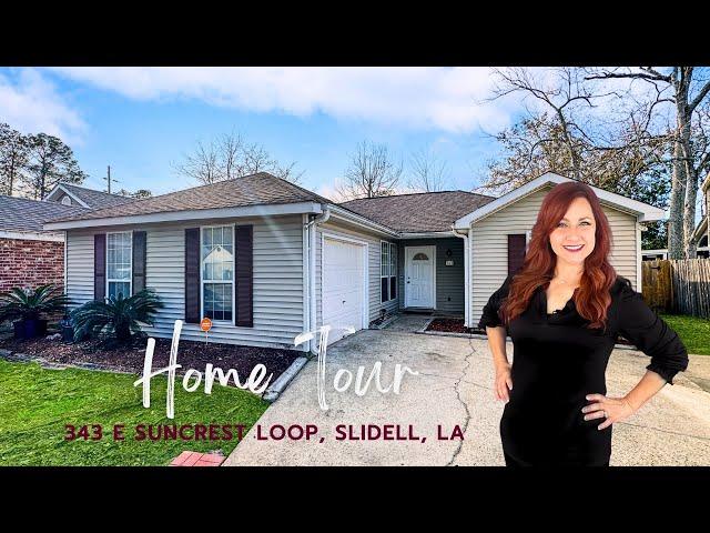 343 E. Suncrest Loop | Charming Move-In Ready Home in Slidell, LA