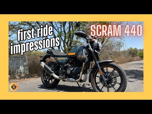 Royal Enfield SCRAM 440 | First Ride Impressions