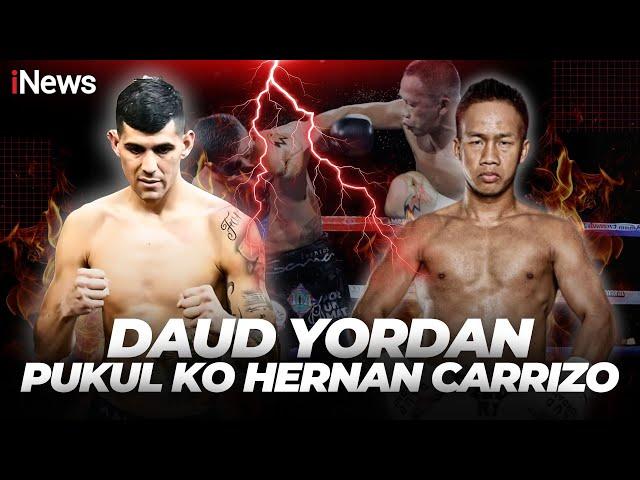 [FULL] Daud Yordan Pukul KO Hernan Carrizo, The Boxing Senator Juara Dunia IBA