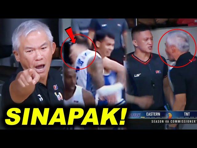 MAY SINAPAK SI ERRAM! Nagwala si Coach Chot gusto ring manapak ng referee! Anyare sa TNT!