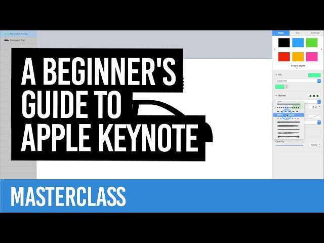 A beginner's guide to Apple Keynote [MASTERCLASS]