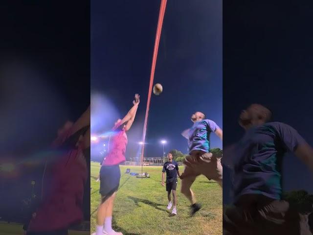 Trap Set? No Problem. Swipe It Out  #volleyball #smartplay