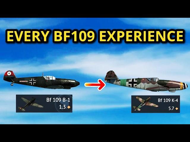 1 MATCH IN EVERY BF109 IN WAR THUNDER (lowest to highest br)