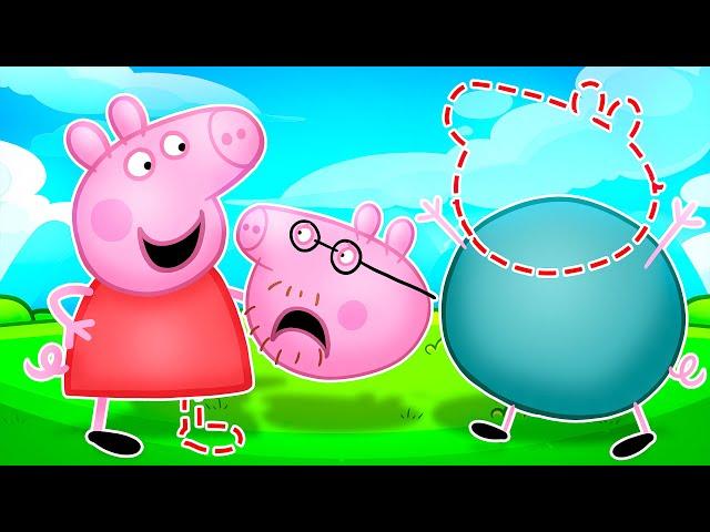 ROBLOX STEAL BODY PARTS with PEPPA PIG & DADDY PIG!