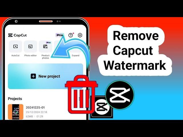 Remove Capcut Watermark  | How To Delete Capcut Watermark