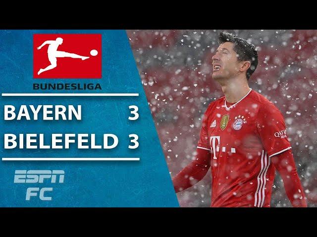 INSTANT CLASSIC! Bayern Munich salvages a point in WILD 3-3 draw vs. Bielefeld | ESPN FC Highlights