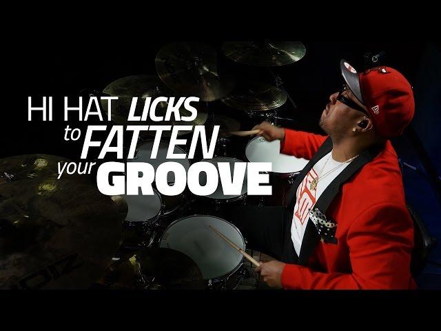 Eric Moore: Hi Hat Licks That Fatten Up Your Groove - Drum Lesson (Drumeo)