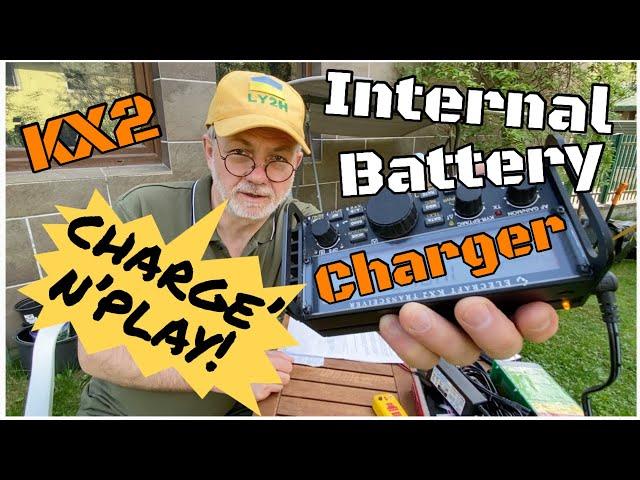 Elecraft KXIBC2:  play the KX2 radio and charge the battery at the same time! Review.