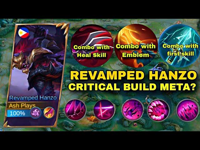 22 KILLS!!  NEW HANZO REVAMPED CRITICAL BUILD META!!! (2 hits only )