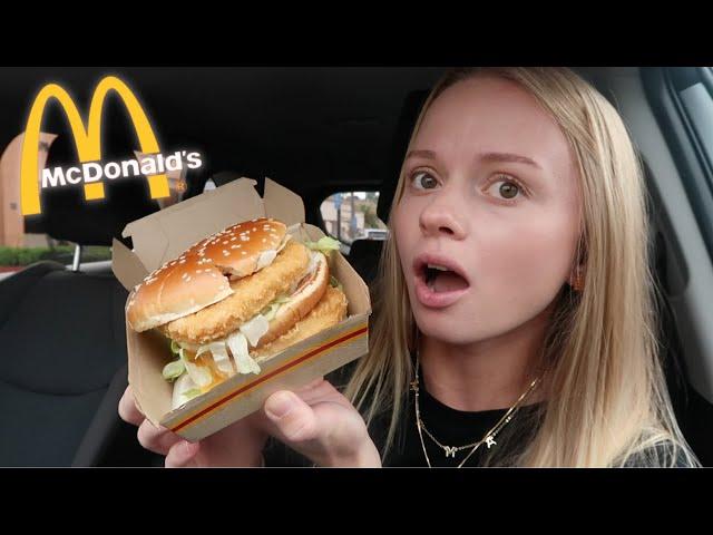 Finally Trying MCDONALDS CHICKEN Big Mac review