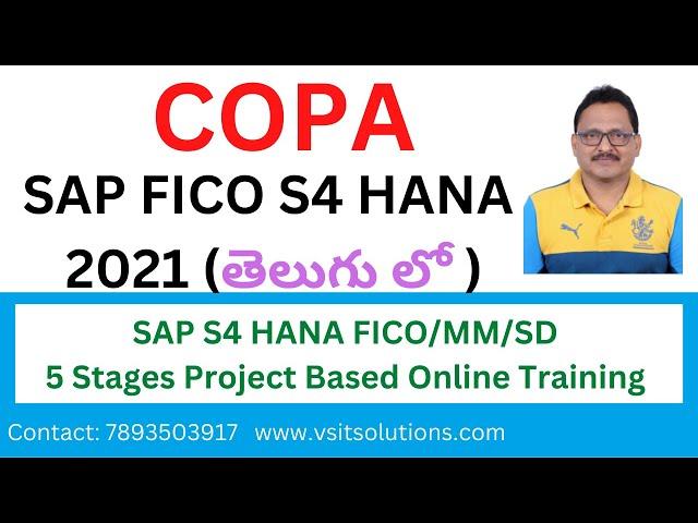 SAP S4 HANA FICO COPA | SAP FICO HANA COURSE | SAP FICO Online Training in Telugu | by Veera BS