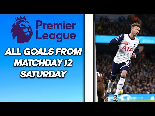 PREMIER LEAGUE - All goals from matchday 12 - SATURDAY #football #premierleague #allgoals #soccer