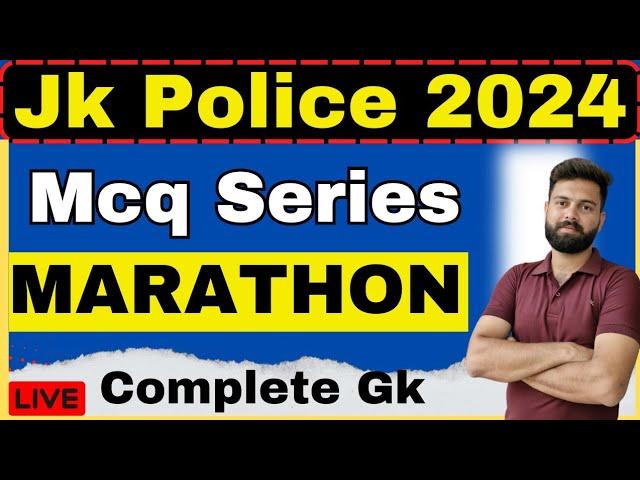 Jk Police Complete Gk Marathon // Jkp mock test // jkp mcq