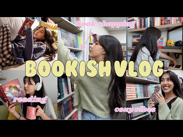 Spend a Sunday with me | book shopping, GRWM, reading, coffee ️