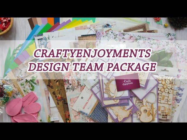 CraftyEnjoyments Design Team Package / Scrapbooking / Handzy Craft