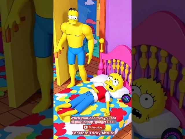 cheating dad for laptop or gadget #animation #fun #gadgets
