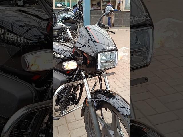 HERO SPLENDOR+XTEC 2.0 New Model 2025 Grey Black Colour #ridersp #splendorxtec