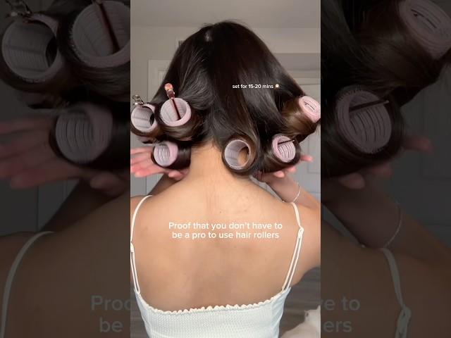 A newbie’s guide to hair rollers! @Olaplex #olaplexpartner #olaplexroutine #blowouttutorial