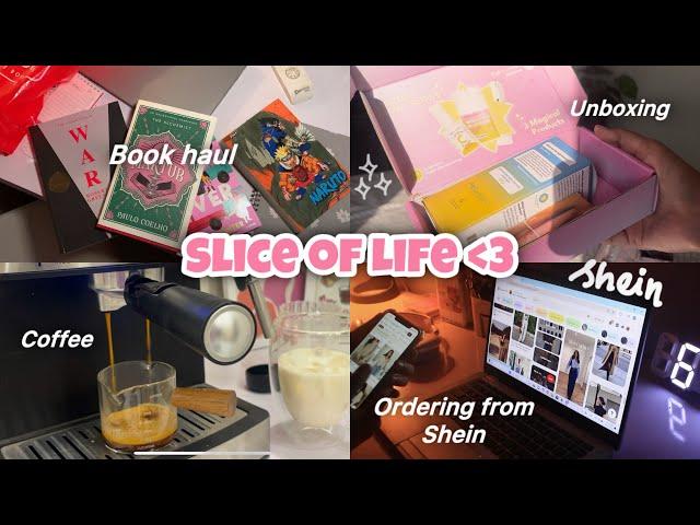 VLOG: Ordering from Shein, Some filming & Book Haul 🫧