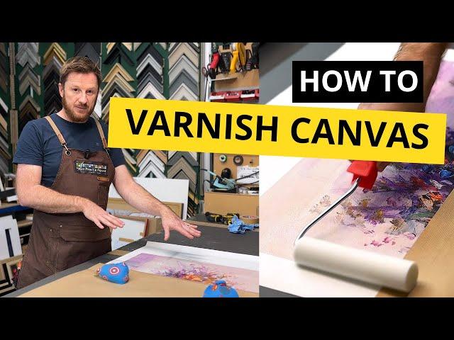 How to Varnish Canvas Prints | Tutorial with Halo Print & Frame and PermaJet