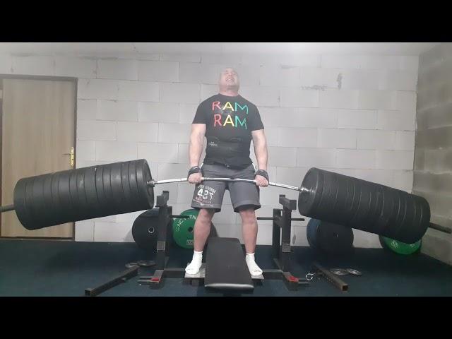 RAM RAM 710 KG X 10 REPS MY TRAINING PARTIAL DEAD LIFT