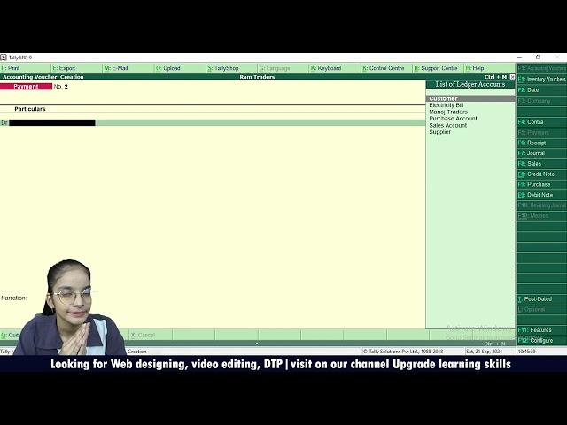 #13  payment and receipt of bill wise in Tally ERP9 |#accountingsoftware #upgrade #computer