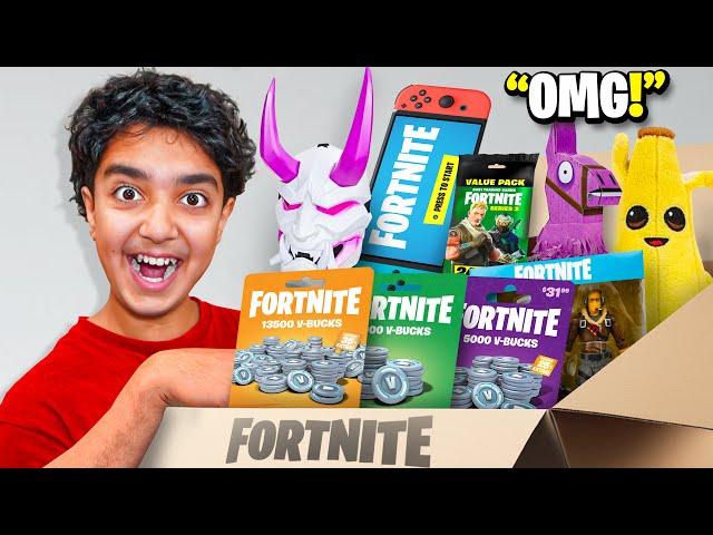 Little Brother Bought a $1000 Fortnite MYSTERY BOX!