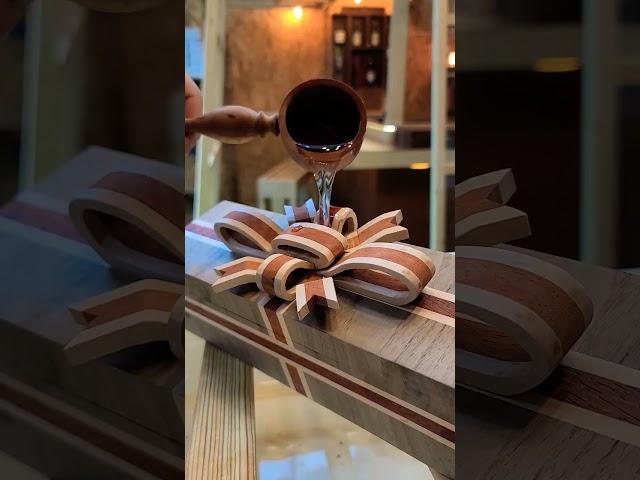 Making a Wooden Ribbon Box. / 나무 리본 박스 만들기.