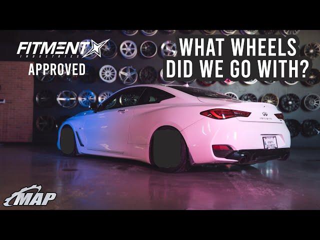 RA500 Q60 BC Racing Coilover Installation at Fitment Industries (NEW WHEEL REVEAL!!!)