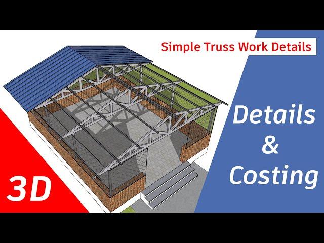 Simple Roofing Shed Work - Truss Work - Metal Roofing