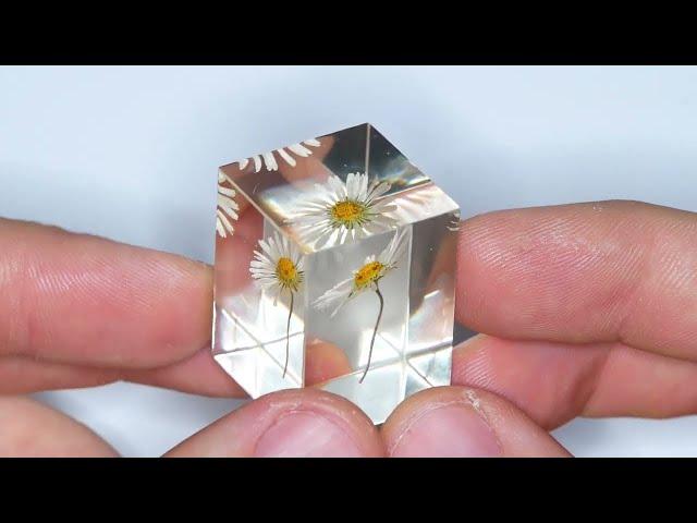 A new way for flowers in Epoxy Resin 