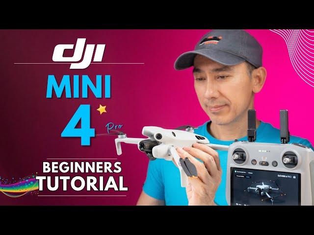 DJI MINI 4 PRO TUTORIAL: How to Setup and How to Fly