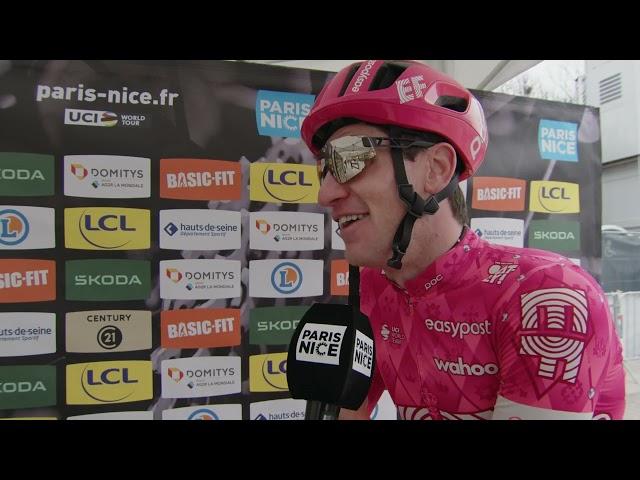 Harry Sweeny - Interview at the start - Stage 6 - Paris-Nice 2025