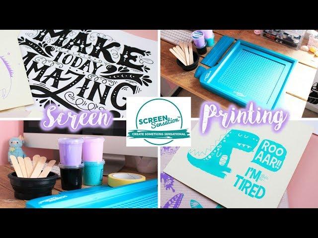 Screen Printing With Screen Sensation! | Ellis Woolley